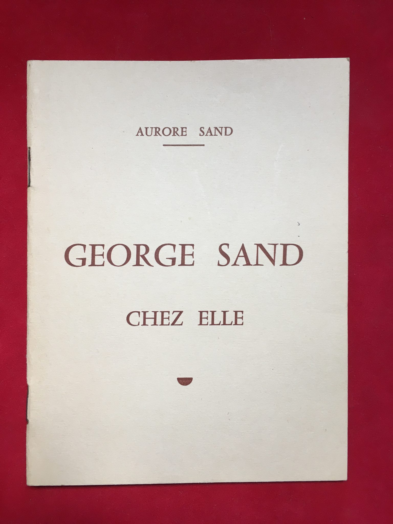George Sand chez elle